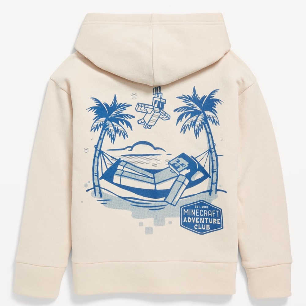 Minecraft™ Gender-Neutral Graphic Pullover Hoodie for Kids small (6-7)